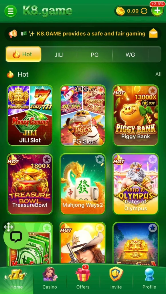 K8 Game download apk for real money