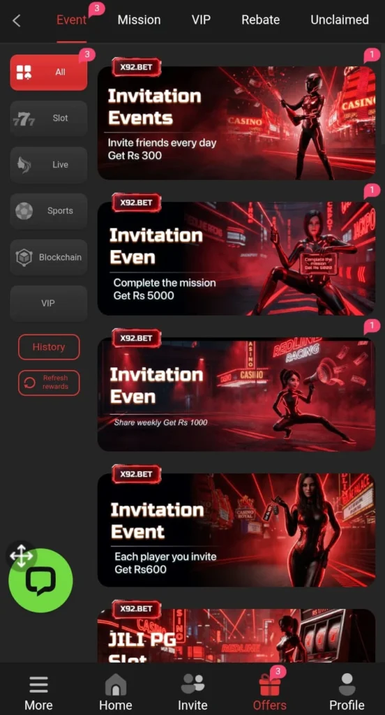 X92 game download and earn free bonuses