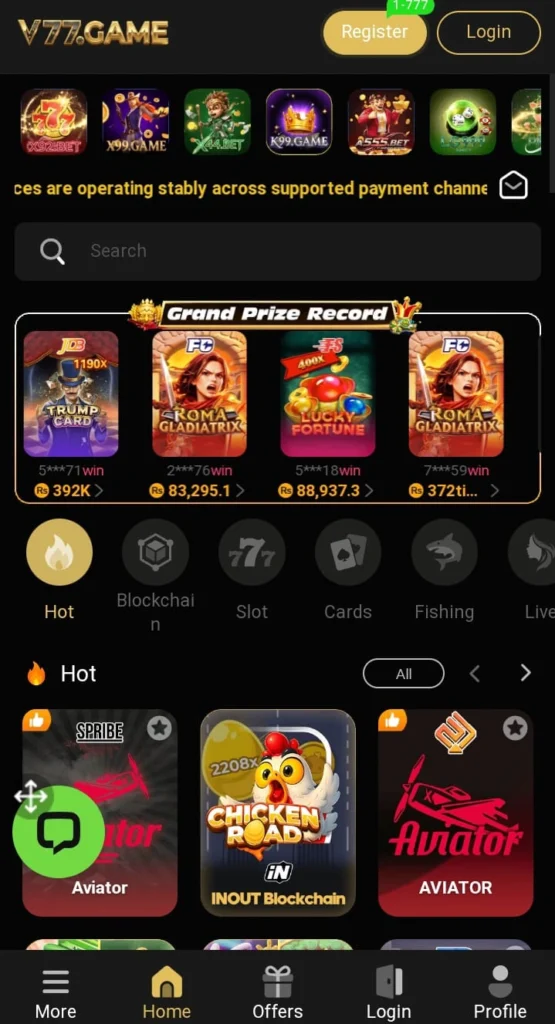 v77 game download ,latest earning game 